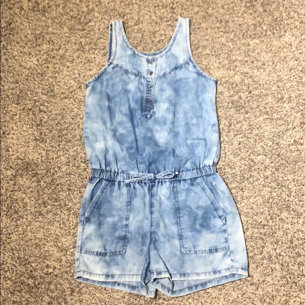 Acid Washed Jean Jumper